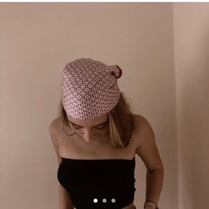 Vintage Coach Scarf 
 Red and White Coach Logo